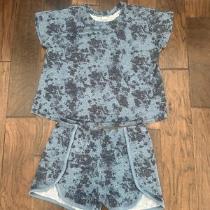 BP Blue and Black Women's Pajama Set